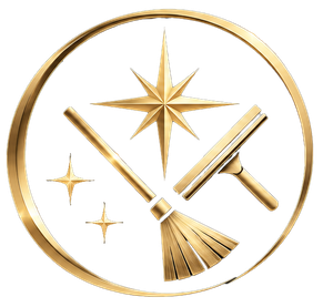 Celestial Commercial Cleaning gold logo detail